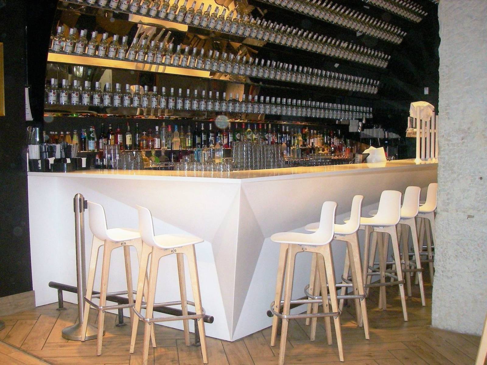 Laquage d'un bar à Lyon : Hard Rock Café Lyon